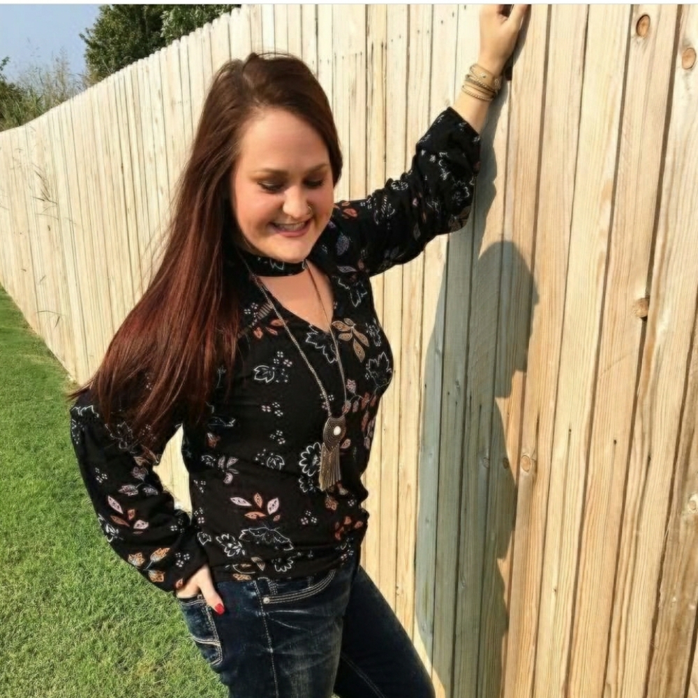Long sleeve blouse